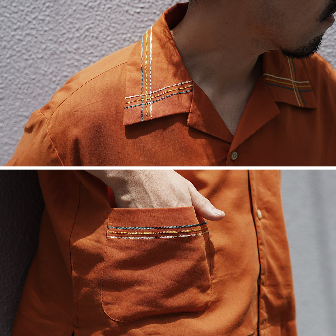 ROCOCO（ロココ） ボーリングシャツ / メンズ 開襟 オープンカラー