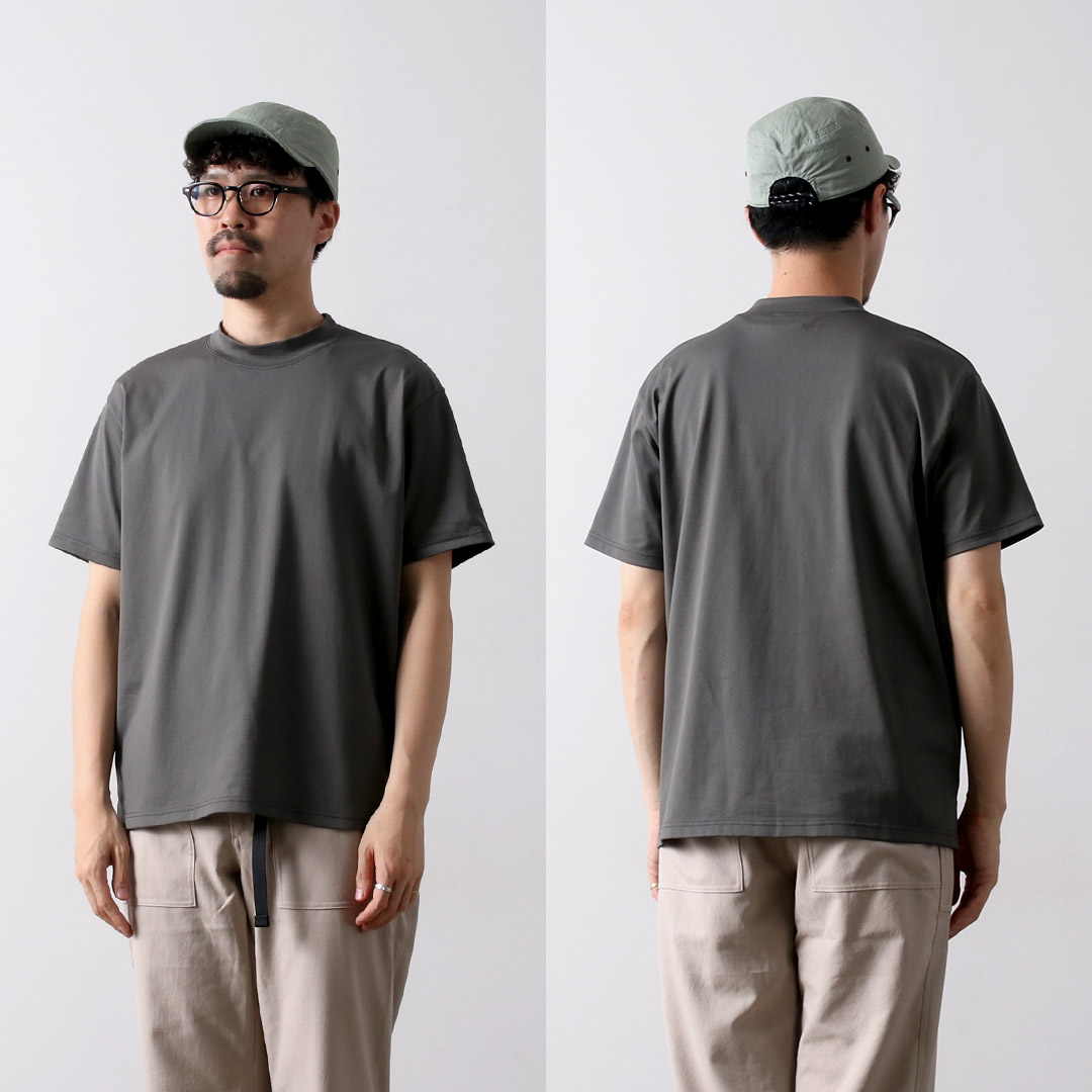 RAG（ラグ） ソフトクール モックネック ショートスリーブTシャツ
