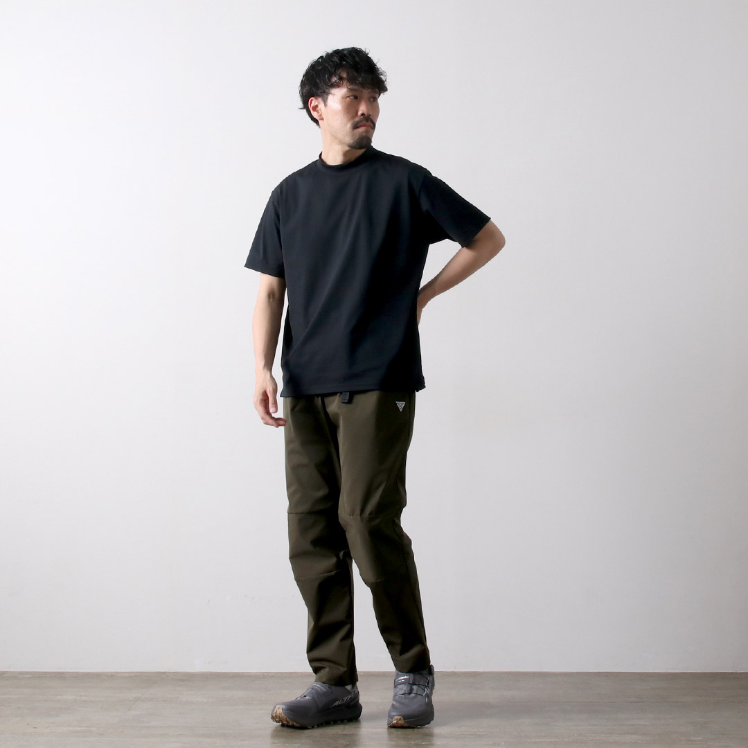 RAG（ラグ） ソフトクール モックネック ショートスリーブTシャツ