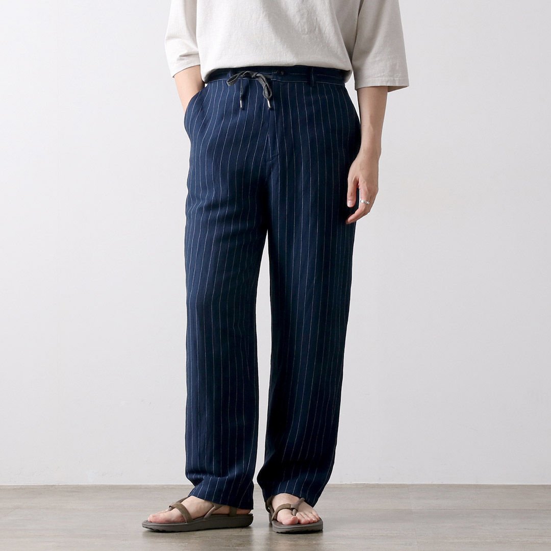 KEMA DESIGNS（ケマデザインズ） ビスコースリネン イージートラウザー / メンズ イージーパンツ 涼しい 日本製 | kema designs | 01