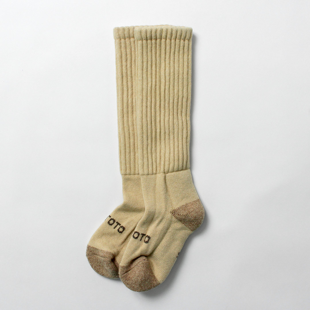 ROTOTO（ロトト） メリノラムウール ハイソックス / 靴下 メンズ ウィメンズ ユニセックス MERINO LAMBS WOOL HIGH SOCKS | ROTOTO | 01