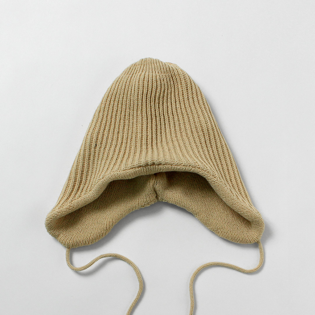 ROTOTO（ロトト） イヤーフラップ ビーニー / ニット帽 帽子 メンズ レディース 綿 日本製 R5115 EAR FLAP BEANIE | ROTOTO | 01