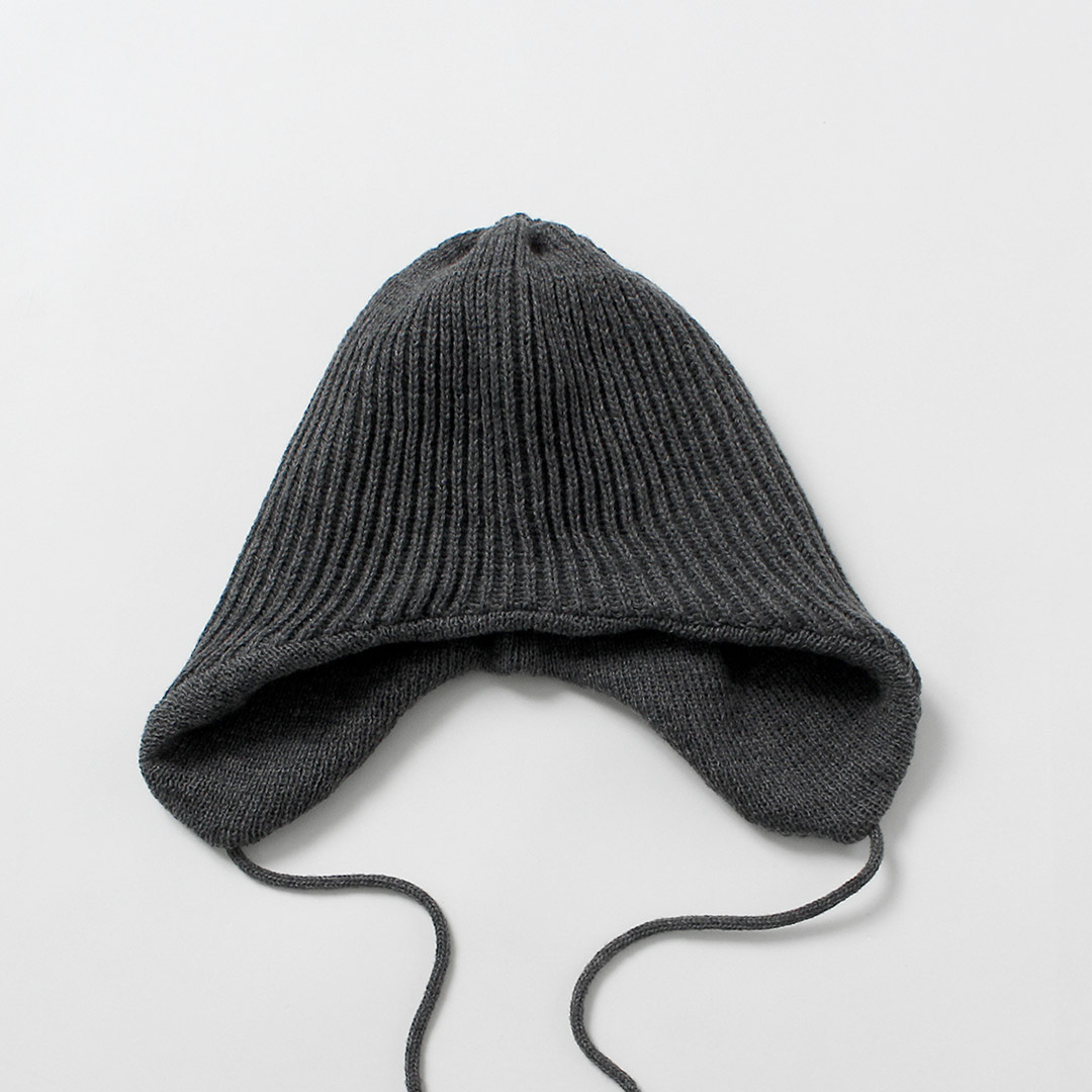 ROTOTO（ロトト） イヤーフラップ ビーニー / ニット帽 帽子 メンズ レディース 綿 日本製 R5115 EAR FLAP BEANIE | ROTOTO | 02