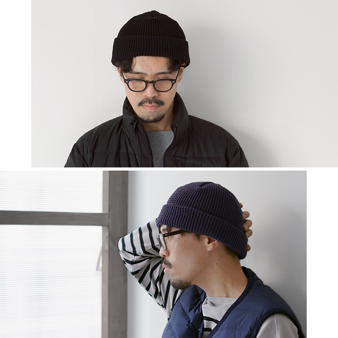 ROTOTO（ロトト） ワッフル ワッチキャップ / ニット帽 帽子 メンズ