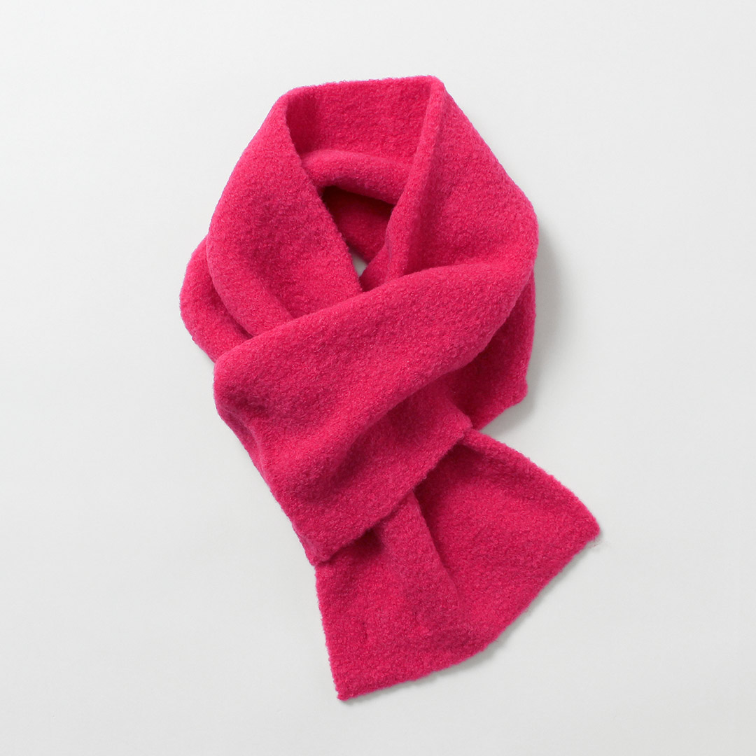 ROTOTO（ロトト） アルパカ ブークレ ショートマフラー / メンズ レディース 無地 日本製 R5152 ALPACA BOUCLE SHORT MUFFLER | ROTOTO | 02