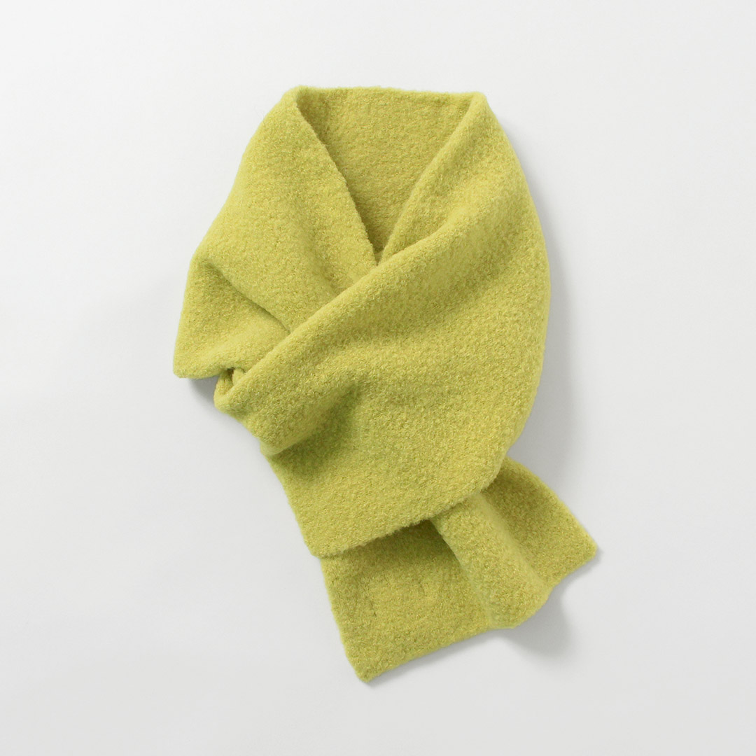 ROTOTO（ロトト） アルパカ ブークレ ショートマフラー / メンズ レディース 無地 日本製 R5152 ALPACA BOUCLE SHORT MUFFLER | ROTOTO | 03