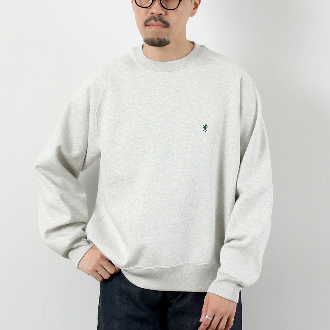 GYMPHLEX（ジムフレックス） スイングスリーブ クルーネック プルオーバースウェット / メンズ 長袖 裏起毛 | GYMPHLEX | 02