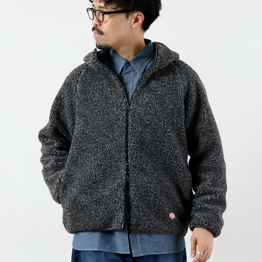 VINCENT ET MIREILLE（ヴァンソン エ ミレイユ） ボア フーディー プレイド M / メンズ アウター Boa Hoodei Plaid | VINCENT ET MIREILLE | 01