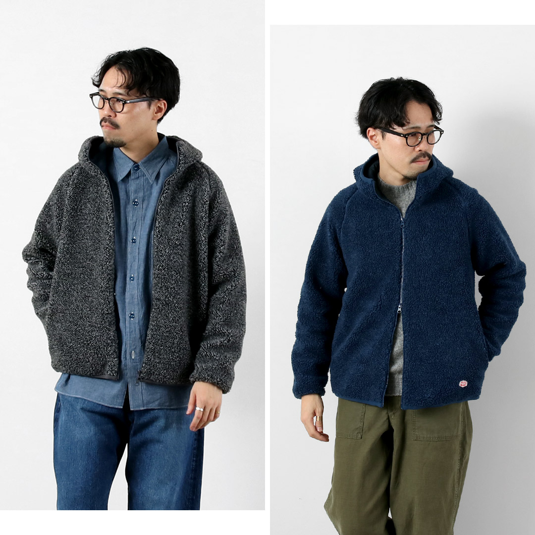 VINCENT ET MIREILLE（ヴァンソン エ ミレイユ） ボア フーディー