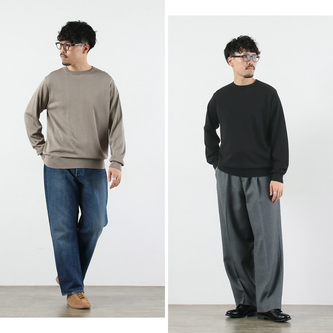 試着のみYonetomi シルクニットプルオーバーSILK KNIT P/L SILK KNIT PULLOVER - Yonetomi STORE ONLINE｜ヨネトミストアオンライン