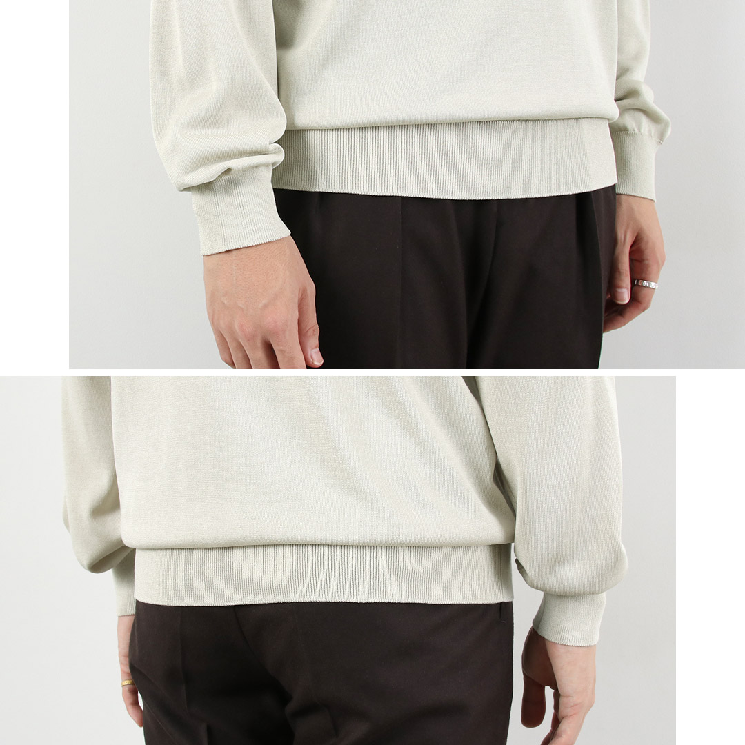 試着のみYonetomi シルクニットプルオーバーSILK KNIT P/L SILK KNIT PULLOVER - Yonetomi STORE ONLINE｜ヨネトミストアオンライン