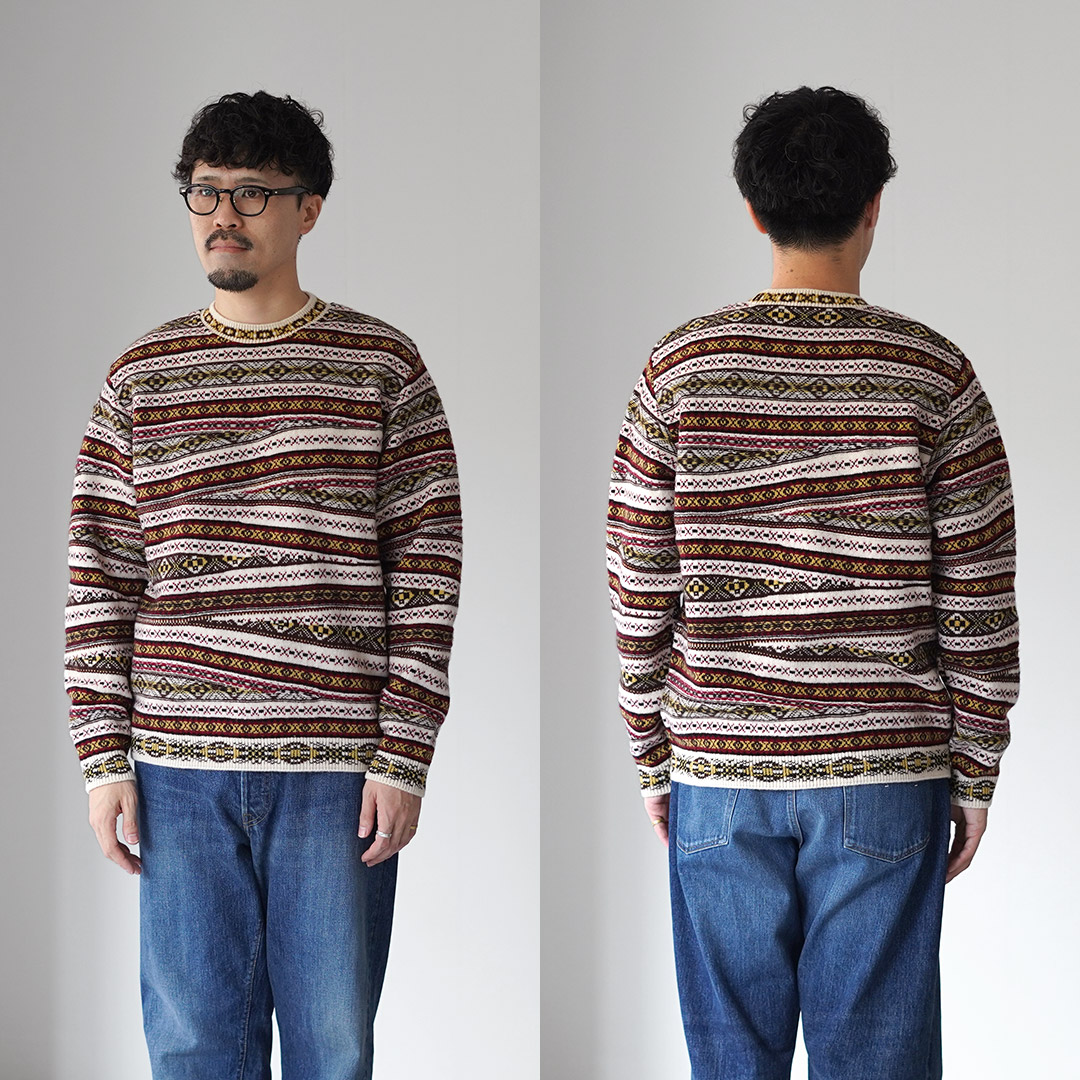 Coohem（コーヘン） クレイジー フェアアイル ニットプルオーバー M