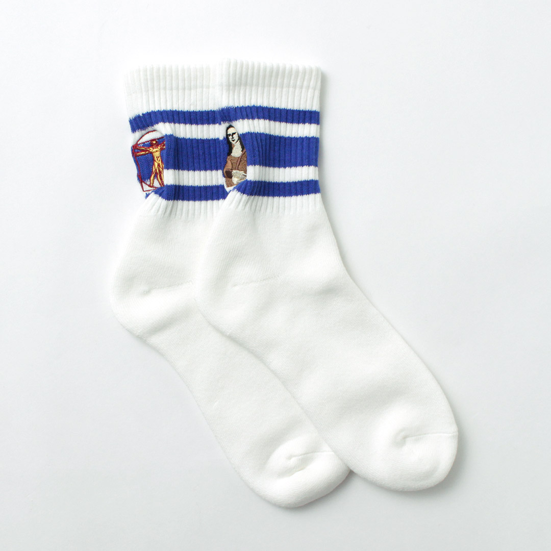 DECKA QUALITY SOCKS（デカ） 刺繍 スケーターソックス / メンズ レディース ユニセックス 靴下 SHOWATABE | decka Quality socks | 02