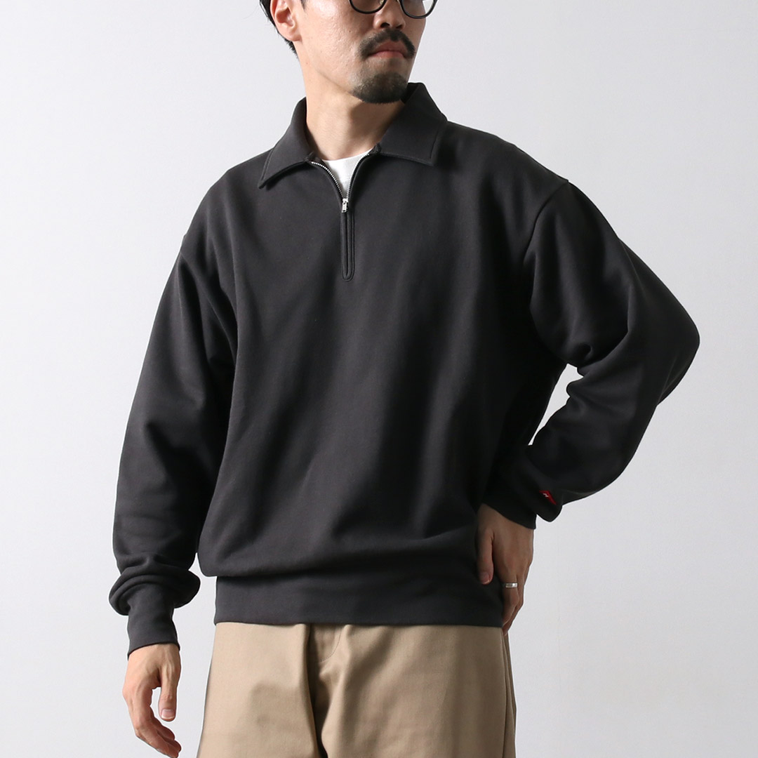 HEALTHKNIT（ヘルスニット） クラシックスウェット カラード ハーフジップ / メンズ 長袖 トレーナー 裏起毛 | Healthknit | 05