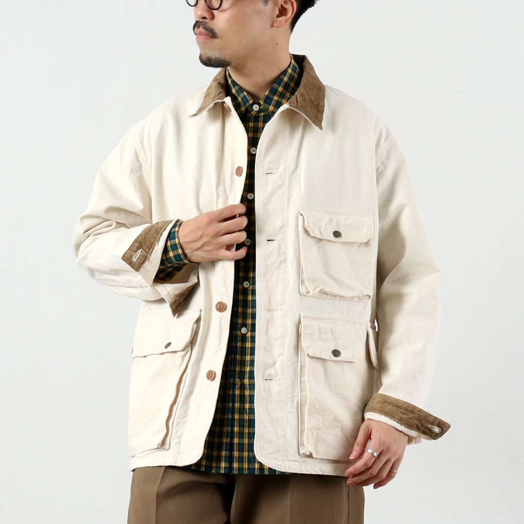 FOB FACTORY（FOBファクトリー） ダック ハンティングジャケット / メンズ アウター ワーク 綿 日本製 DUCK HUNTING JKT