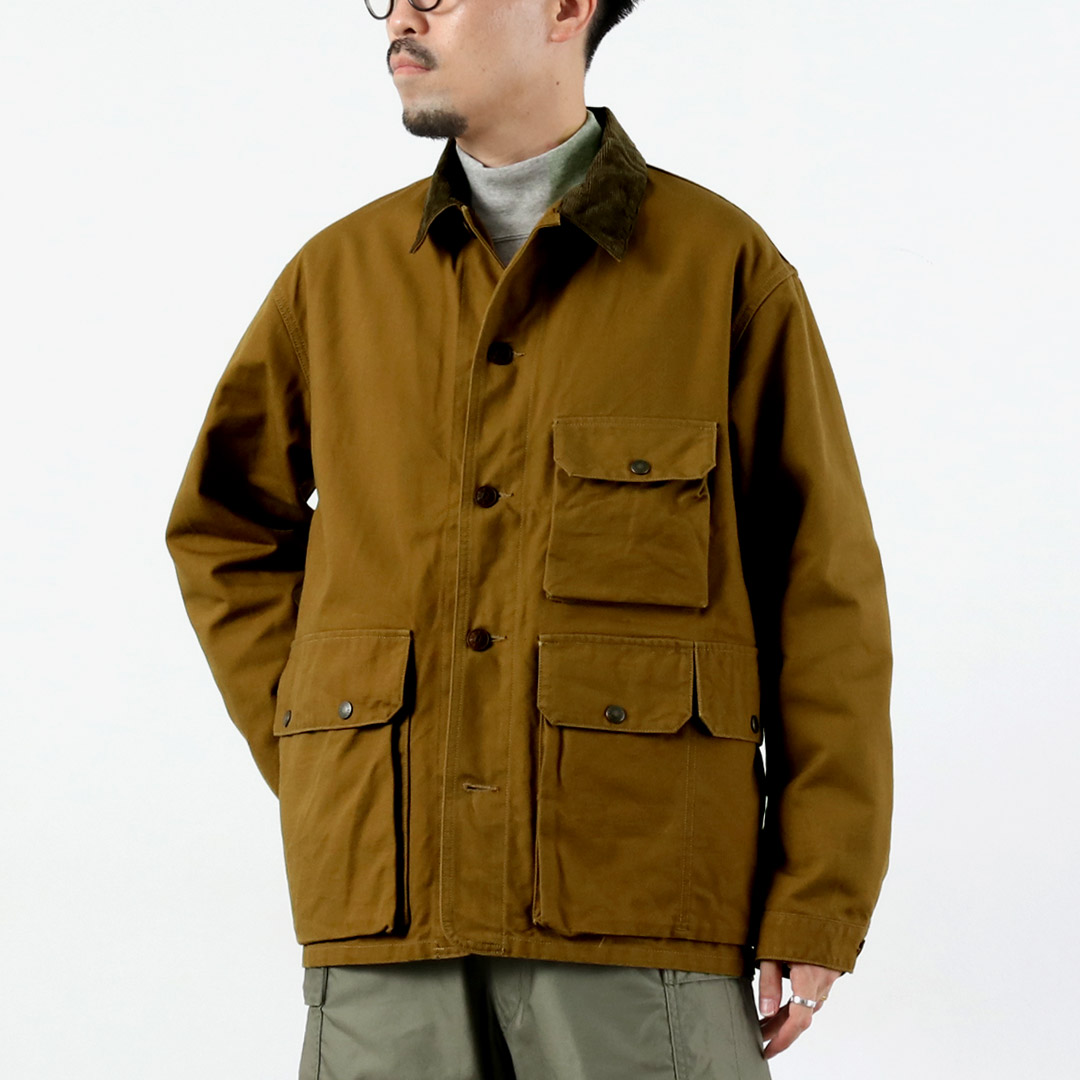 FOB FACTORY（FOBファクトリー） ダック ハンティングジャケット / メンズ アウター ワーク 綿 日本製 DUCK HUNTING JKT