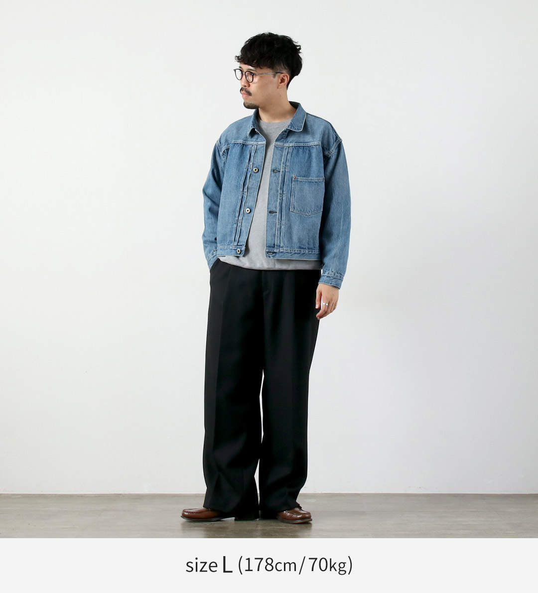 REMI RELIEF（レミ レリーフ） 12ozデニム 大戦モデルGジャン ユーズド