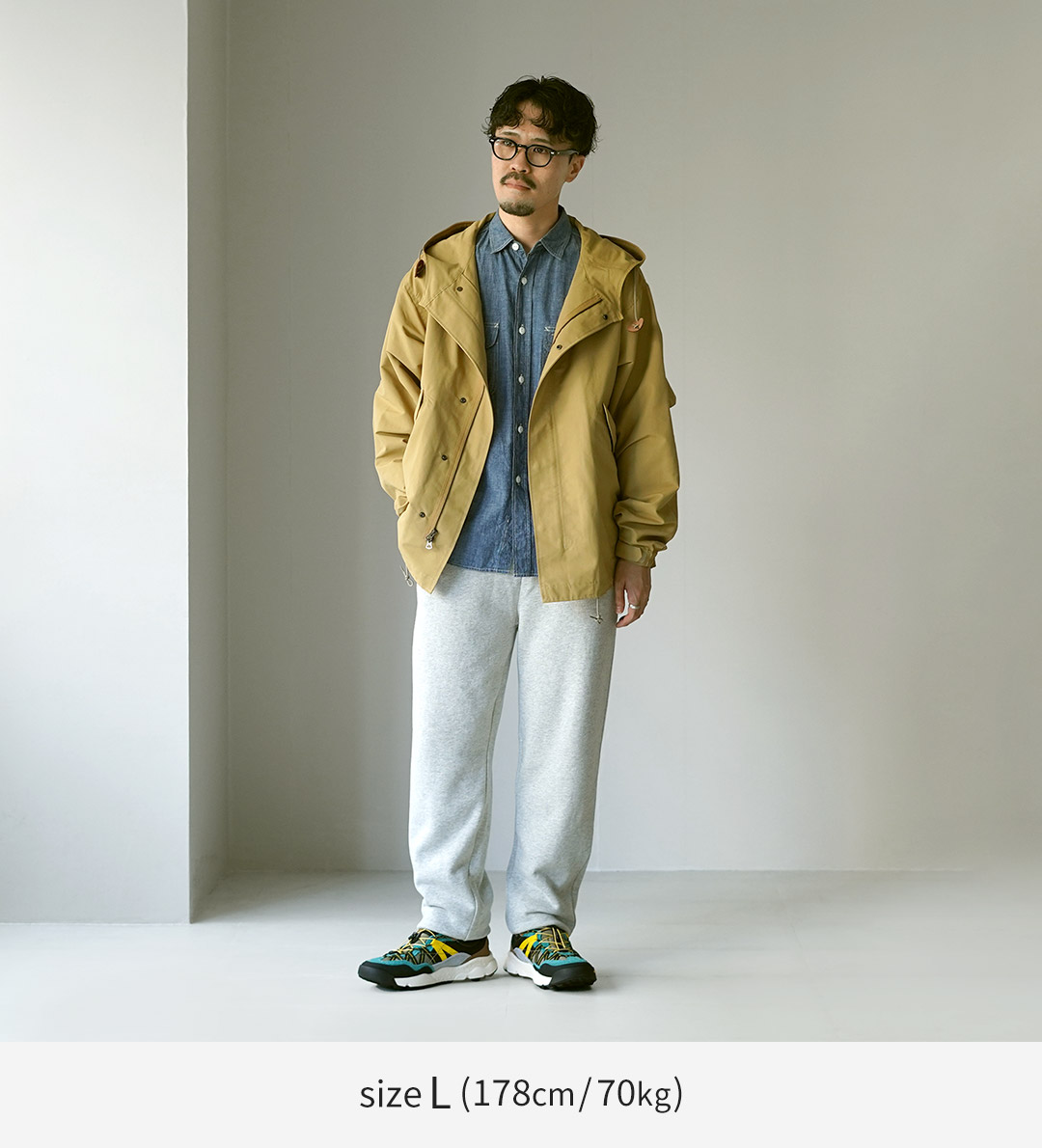 GOHEMP（ゴーヘンプ） ルーズフィット スウェットパンツ / メンズ 裏