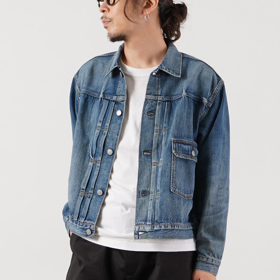 ORDINARY FITS（オーディナリーフィッツ） デニムジャケット 1stタイプ ユーズド 12oz 2026年モデル 日本製 / Gジャン メンズ | Ordinary fits | 01