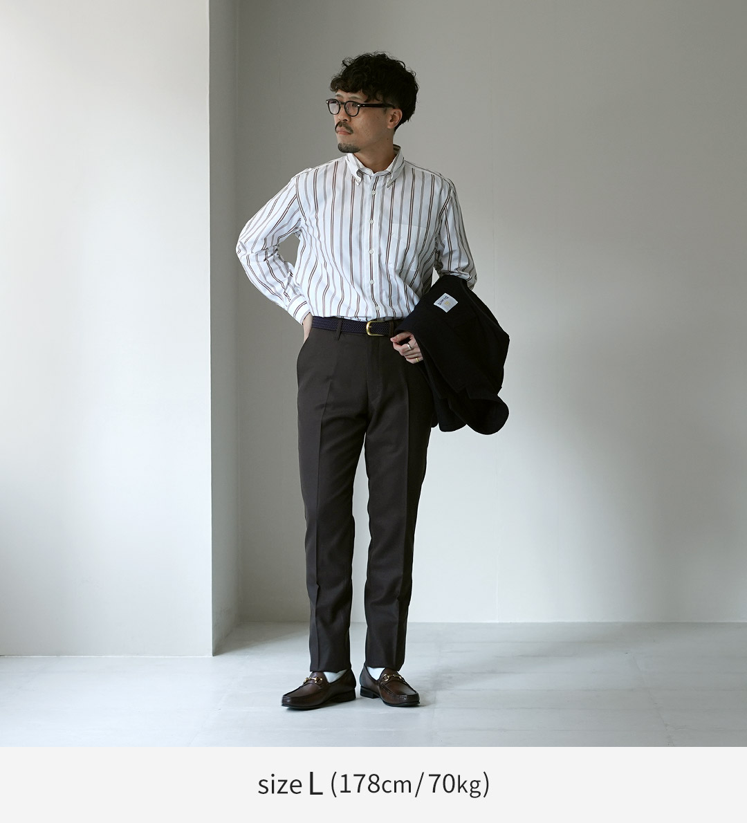 BARNSTORMER（バーンストーマー） サキソニーフラノ フラットフロント