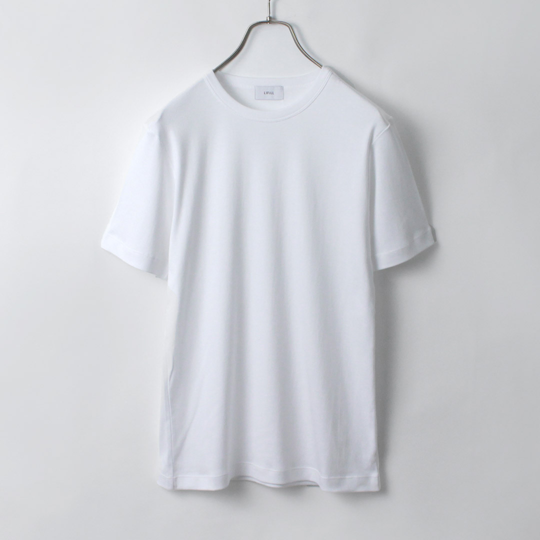 LIFiLL（リフィル） ソフトストレッチ ショートスリーブTシャツ / 半袖 メンズ 無地 日本製 スーピマコットン フライス 伸縮 | LIFiLL | 01
