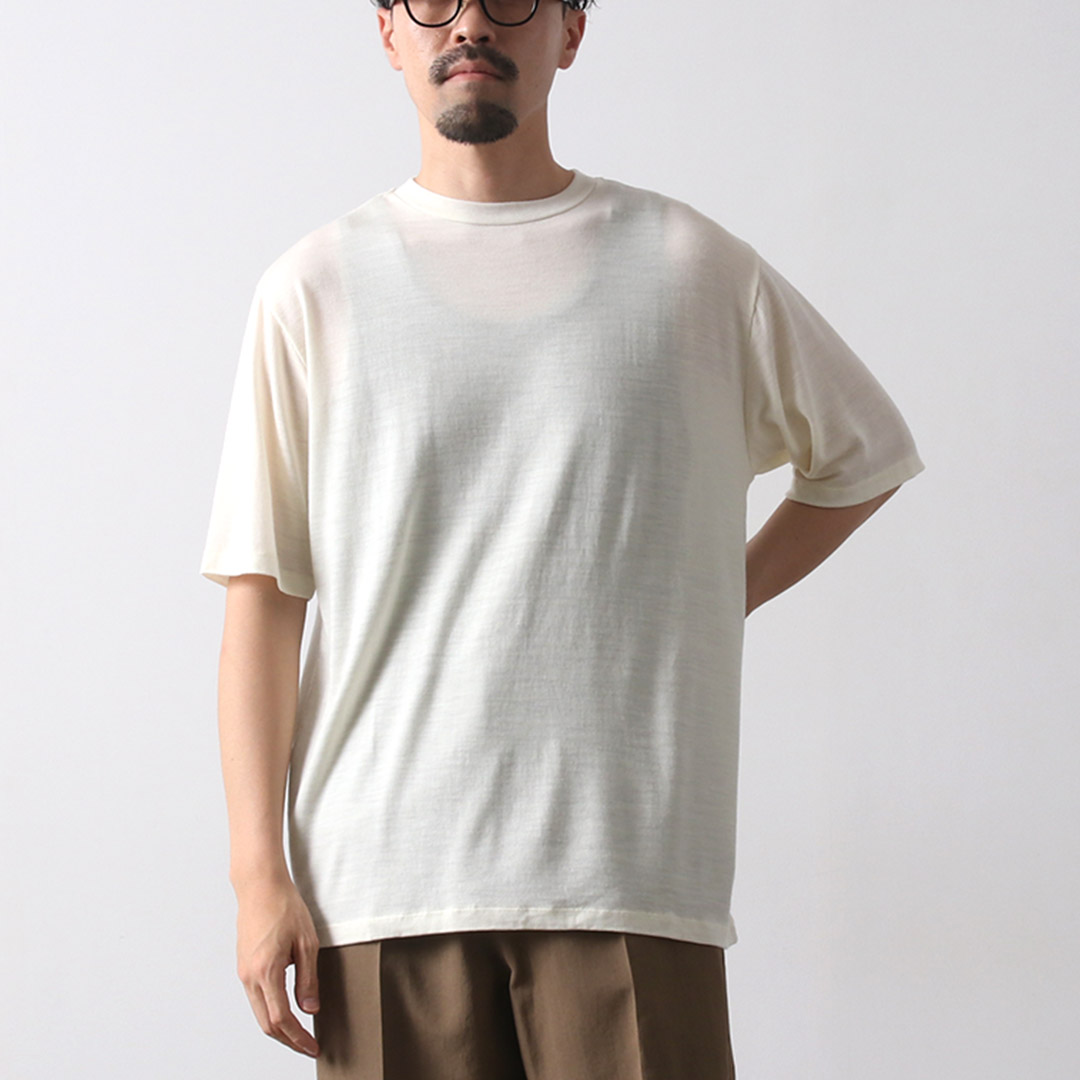 LIFiLL（リフィル） ウーリッシュTシャツ 日本製 / ウール メンズ 半袖 | LIFiLL | 01