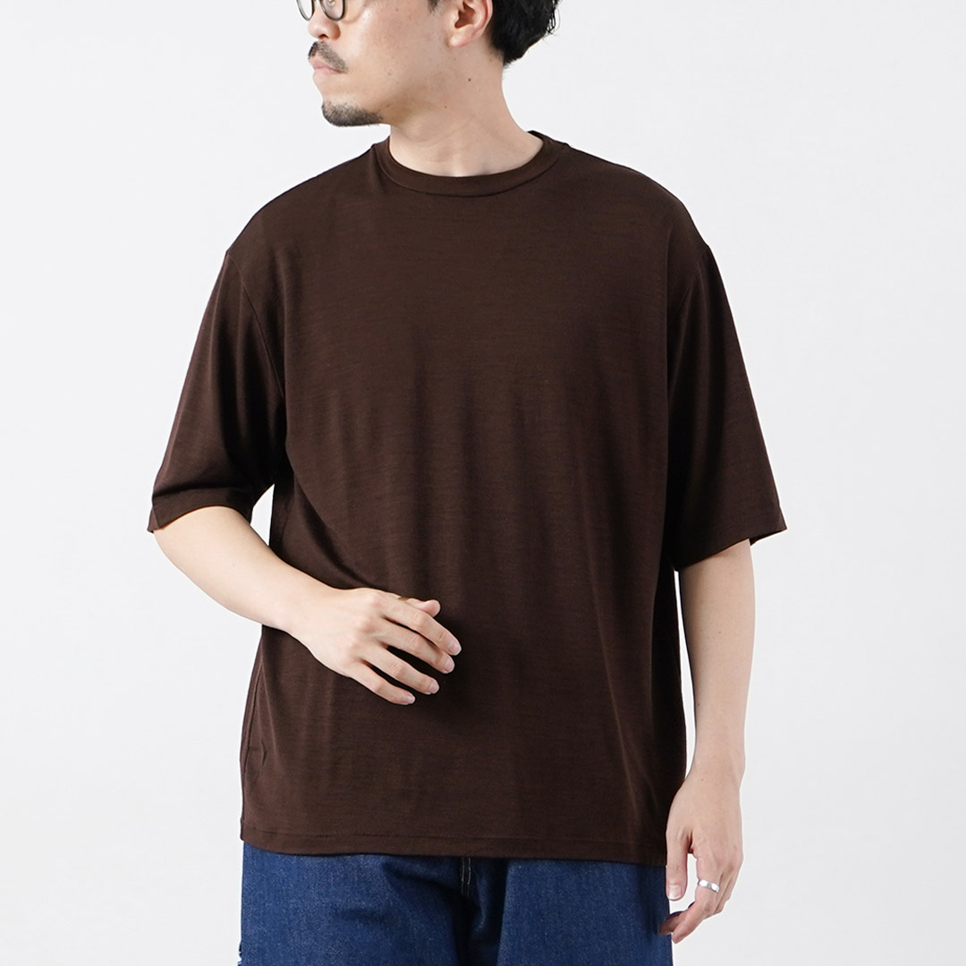 LIFiLL（リフィル） ウーリッシュTシャツ 日本製 / ウール メンズ 半袖 | LIFiLL | 02