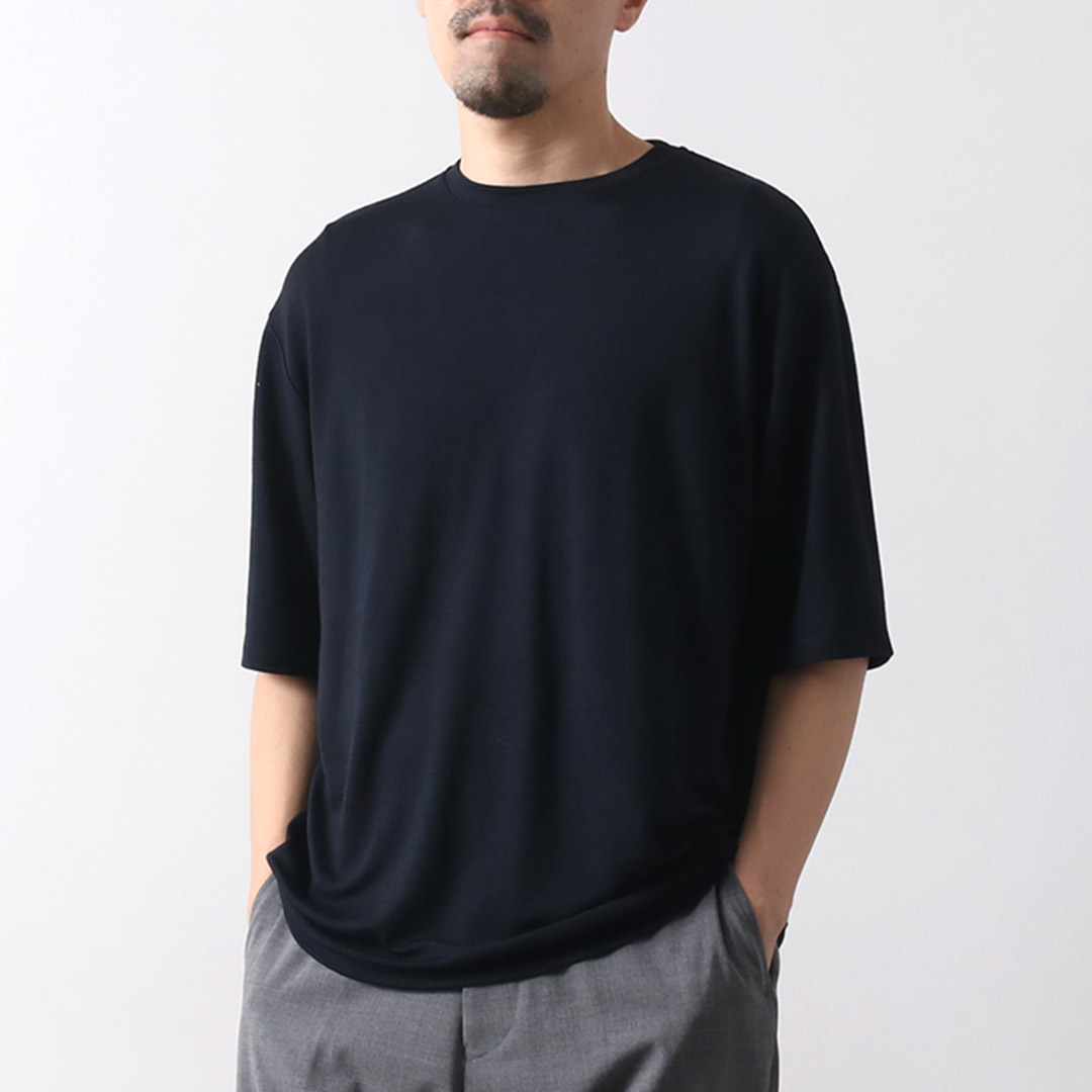 LIFiLL（リフィル） ウーリッシュTシャツ / メンズ トップス 半袖 ウール クルーネック ウォッシャブル 無地 WOOLISH TEE | LIFiLL | 02