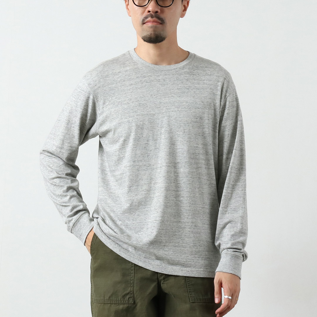 FILMELANGE（フィルメランジェ） エヴァンス ニューリンダ天竺 ロングスリーブTシャツ / 長袖 メンズ 綿 コットン 日本製 EVANS | FilMelange | 02