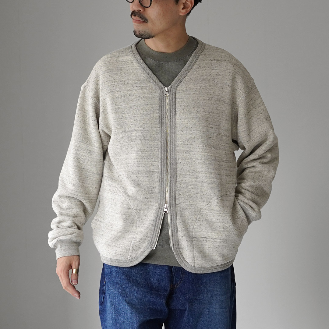 UNDYED（アンダイド）スウェット ジップカーディガン オーガニックコットン / メンズ 長袖 日本製 カットソー | UNDYED | 02
