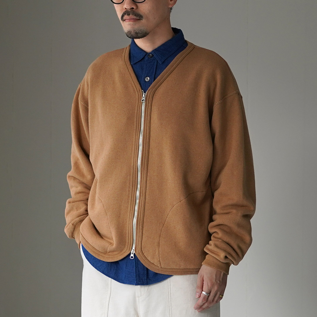 UNDYED（アンダイド）スウェット ジップカーディガン オーガニックコットン / メンズ 長袖 日本製 カットソー | UNDYED | 03