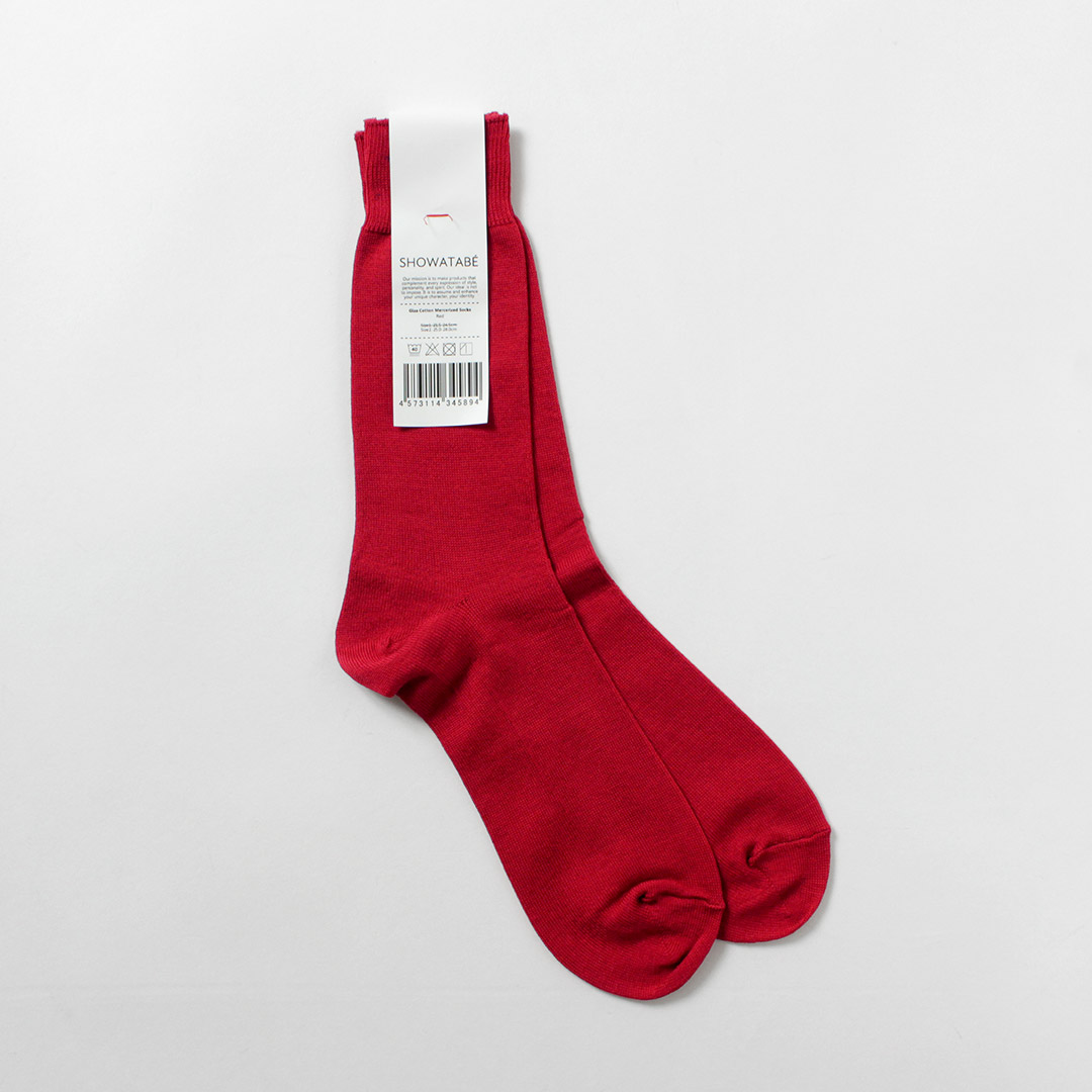 DECKA QUALITY SOCKS（デカ） ギザコットン マーセライズド ソックス / 靴下 コットン 綿 メンズ SHOWATABE | decka Quality socks | 02