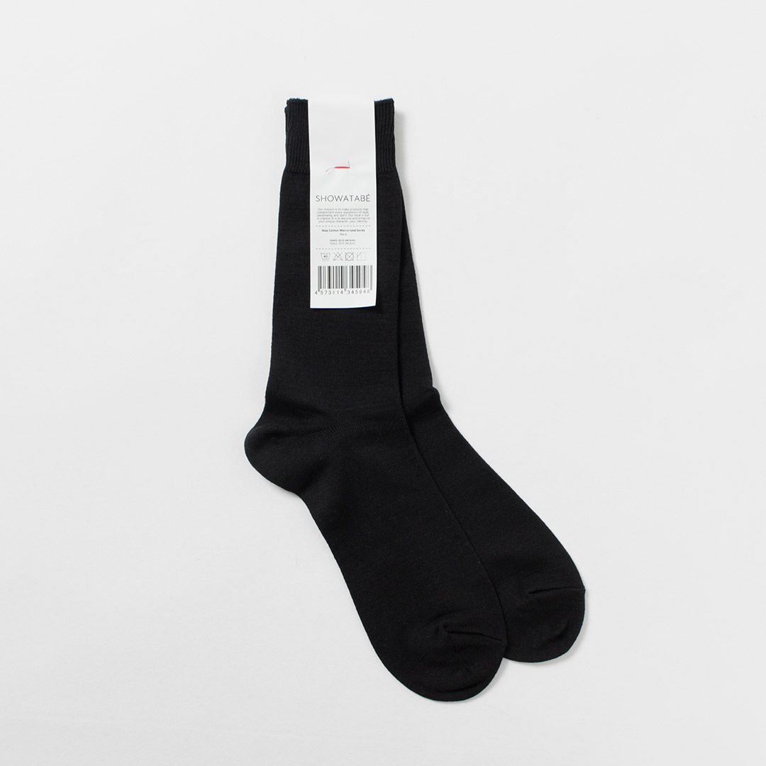 DECKA QUALITY SOCKS（デカ） ギザコットン マーセライズド ソックス / 靴下 コットン 綿 メンズ SHOWATABE | decka Quality socks | 05