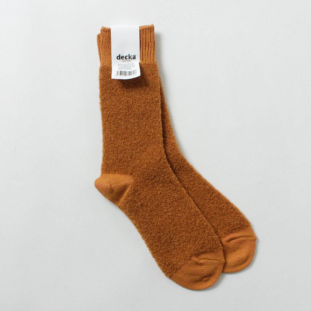DECKA QUALITY SOCKS（デカ） ベビーアルパカ＆メリノウール ソックス / 靴下 メンズ SHOWATABE | decka Quality socks | 03