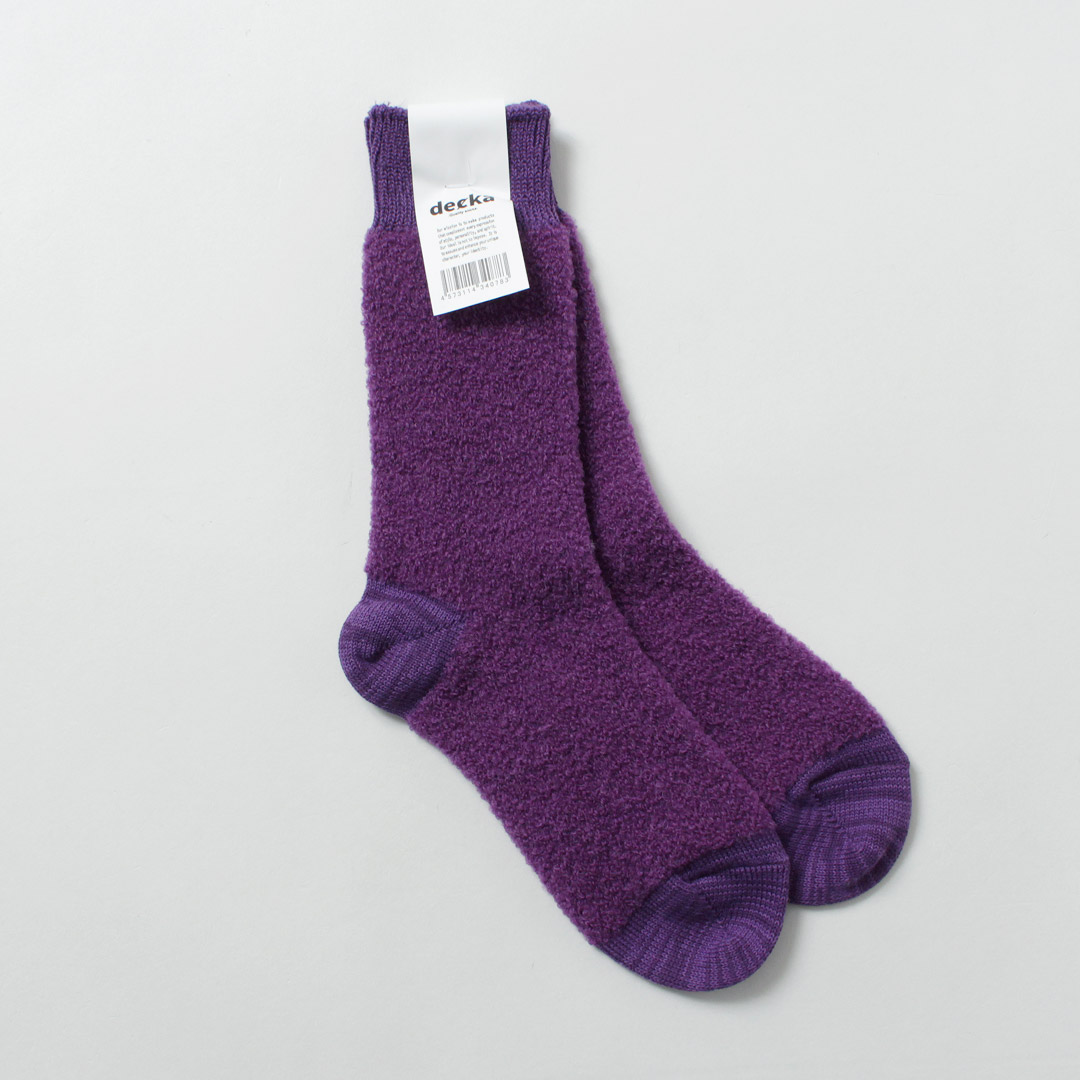 DECKA QUALITY SOCKS（デカ） ベビーアルパカ＆メリノウール ソックス / 靴下 メンズ SHOWATABE | decka Quality socks | 05