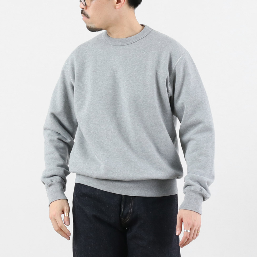 BARNS（バーンズ） 小寸 フレンチテリー クルースウェット / 無地 長袖 メンズ 裏毛 | BARNS OUTFITTERS | 01