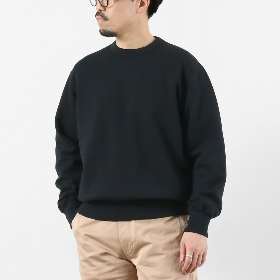BARNS（バーンズ） 小寸 フレンチテリー クルースウェット / 無地 長袖 メンズ 裏毛 | BARNS OUTFITTERS | 02