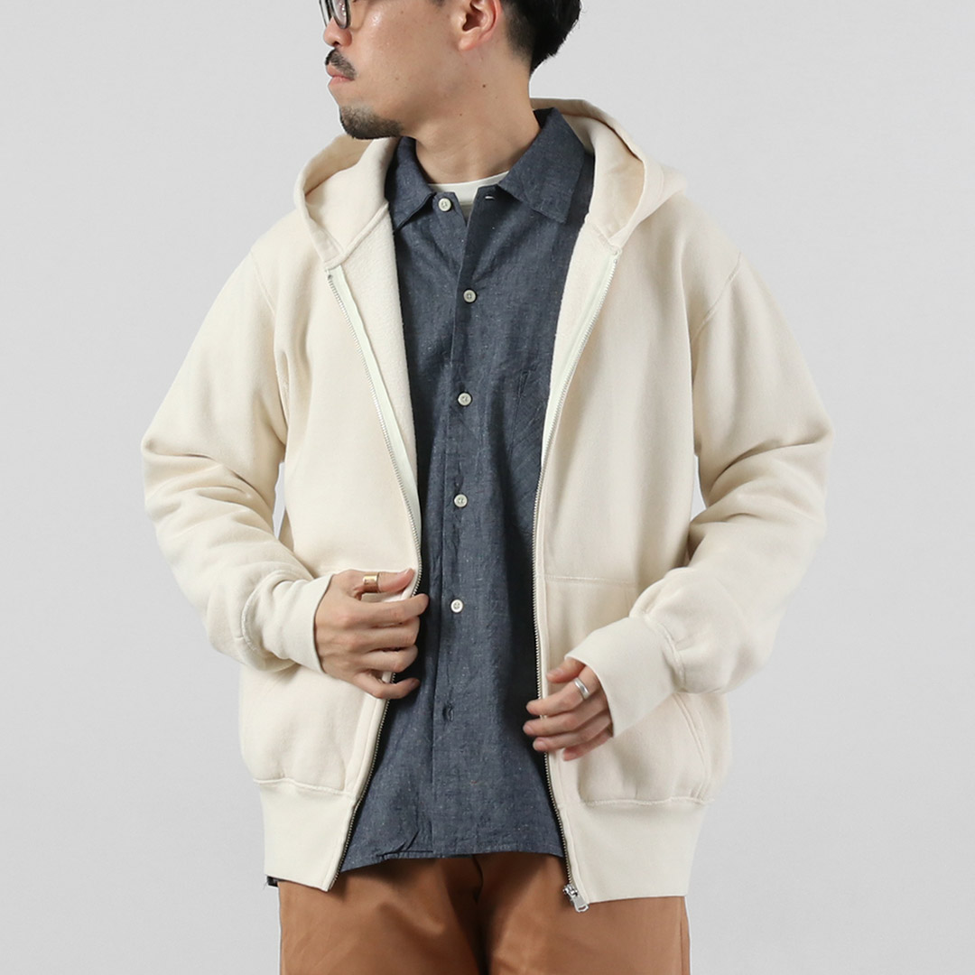 BARNS（バーンズ） 小寸 ジップパーカー / メンズ 長袖 裏起毛 COZUN ZIP PARKA | BARNS OUTFITTERS | 01