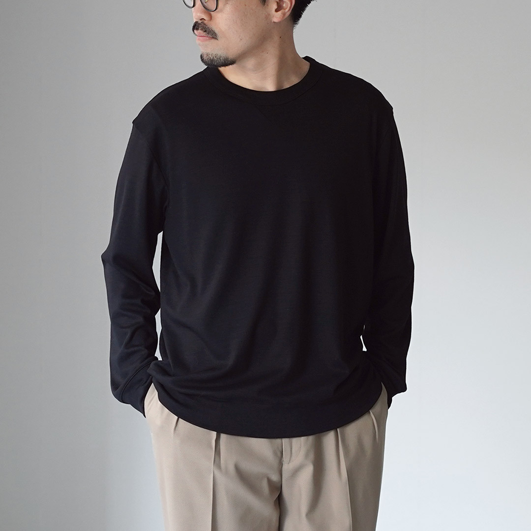 RE MADE IN TOKYO JAPAN（アールイー） ドレスウールニット クルー リラックスフィット / メンズ トップス 長袖 日本製 | Re made in tokyo japan | 05