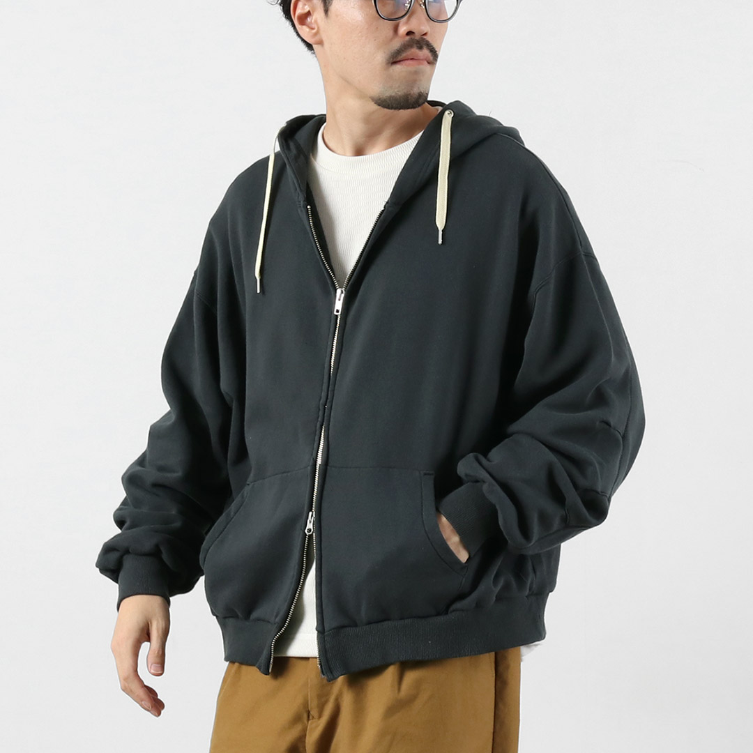 ILL ONE EIGHTY（イルワンエイティー） 2WAY ジップパーカー / メンズ 日本製 ダブルジップ 変形 2-WAY ZIP PARKA | ILL ONE EIGHTY | 02