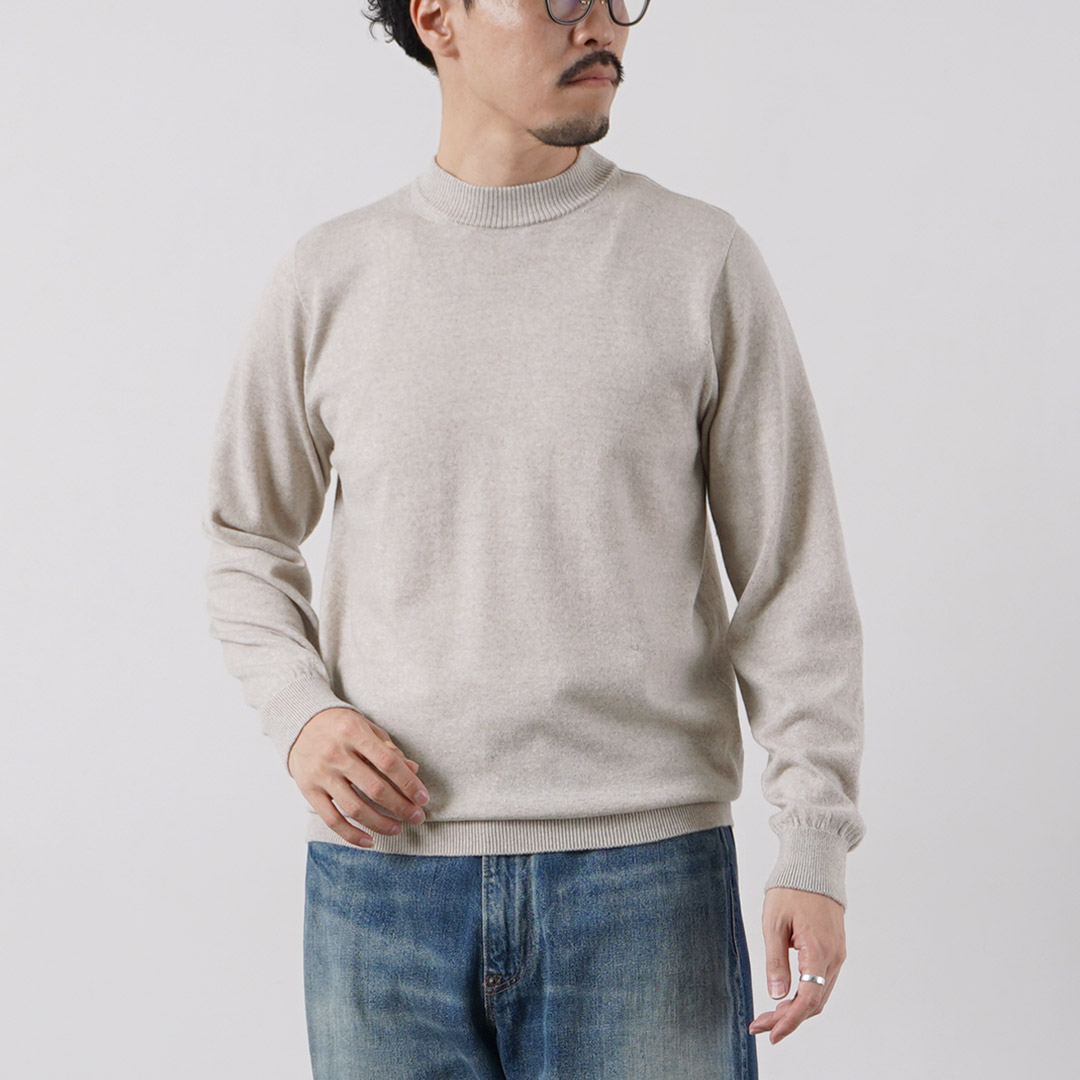 Rinascente（リナシェンテ） 12G シームレス モックネックニット