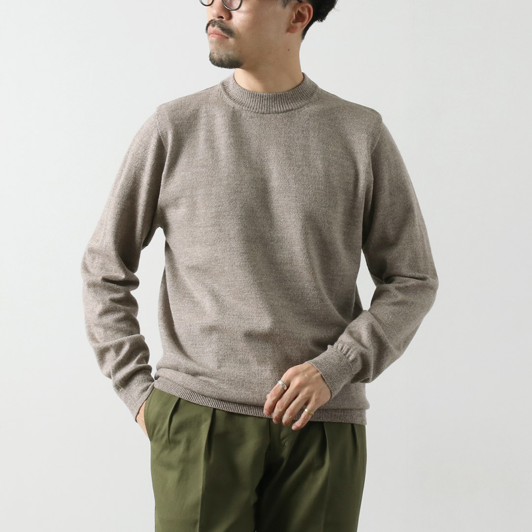 RINASCENTE（リナシェンテ） 12G イタリアンキャッシュウール モックネックニット / セーター 長袖 日本製 | Rinascente | 02