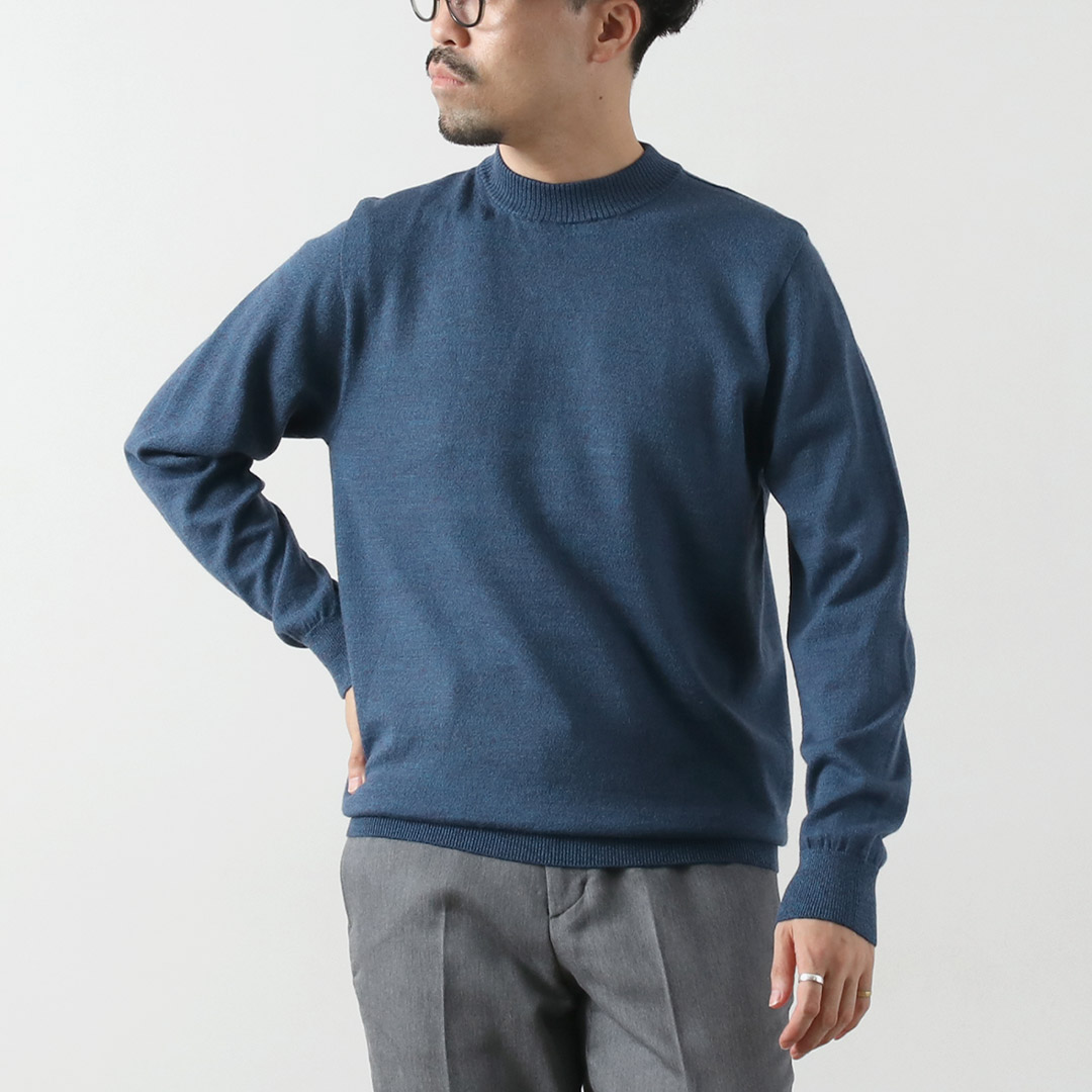 RINASCENTE（リナシェンテ） 12G イタリアンキャッシュウール モックネックニット / セーター 長袖 日本製 | Rinascente | 04