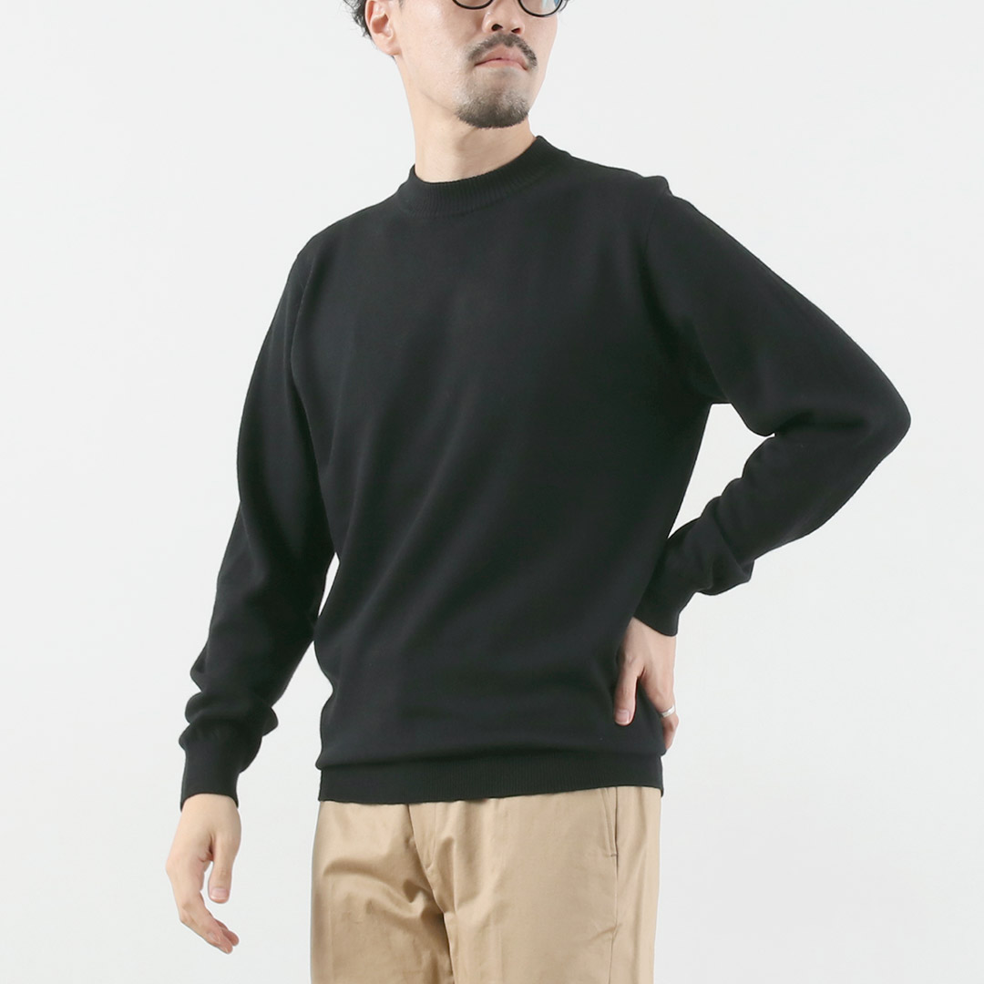 RINASCENTE（リナシェンテ） 12G イタリアンキャッシュウール モックネックニット / セーター 長袖 日本製 | Rinascente | 06