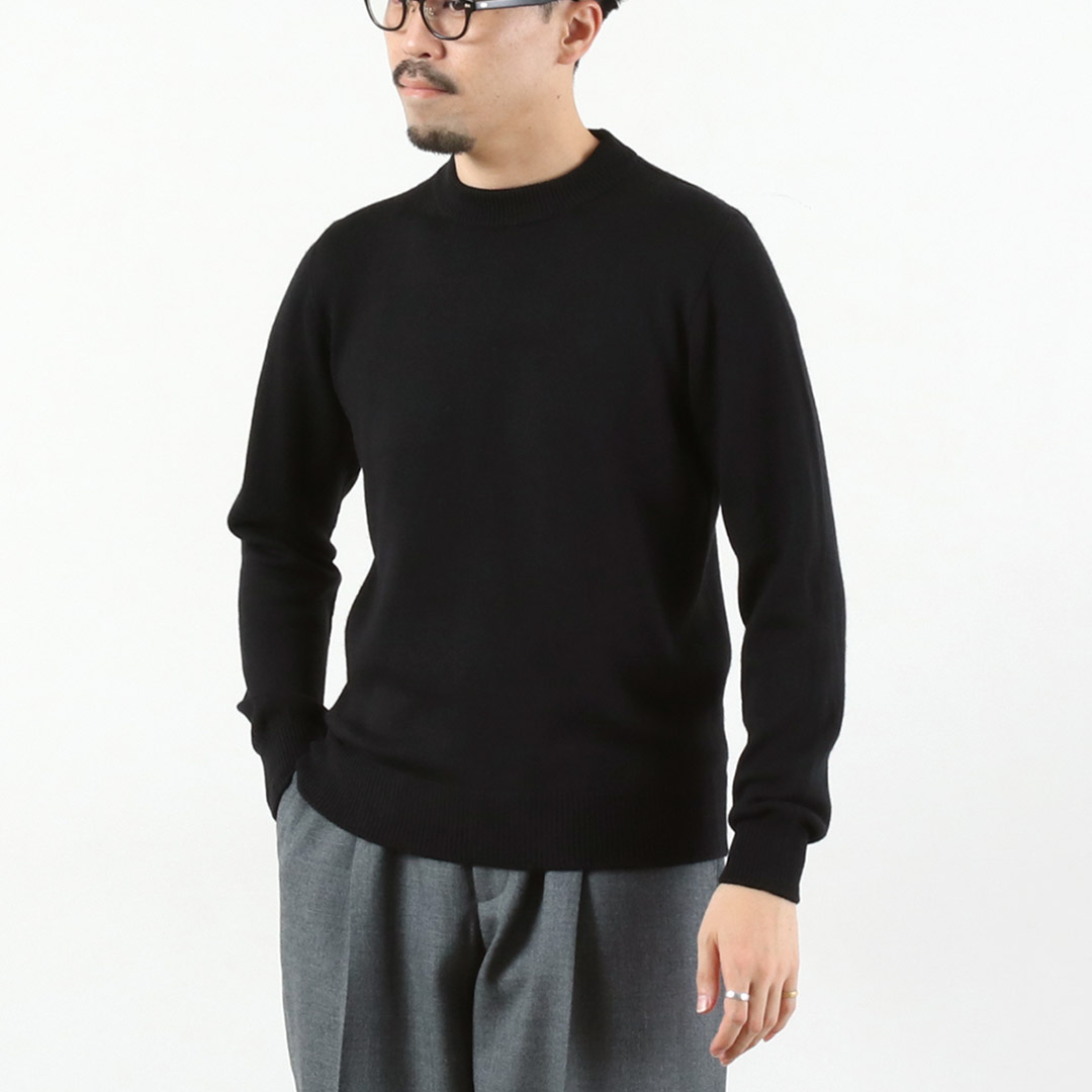 RINASCENTE（リナシェンテ） 7G イタリアンキャッシュウール モックネックニット / セーター 長袖 日本製 沼ネック | Rinascente | 05