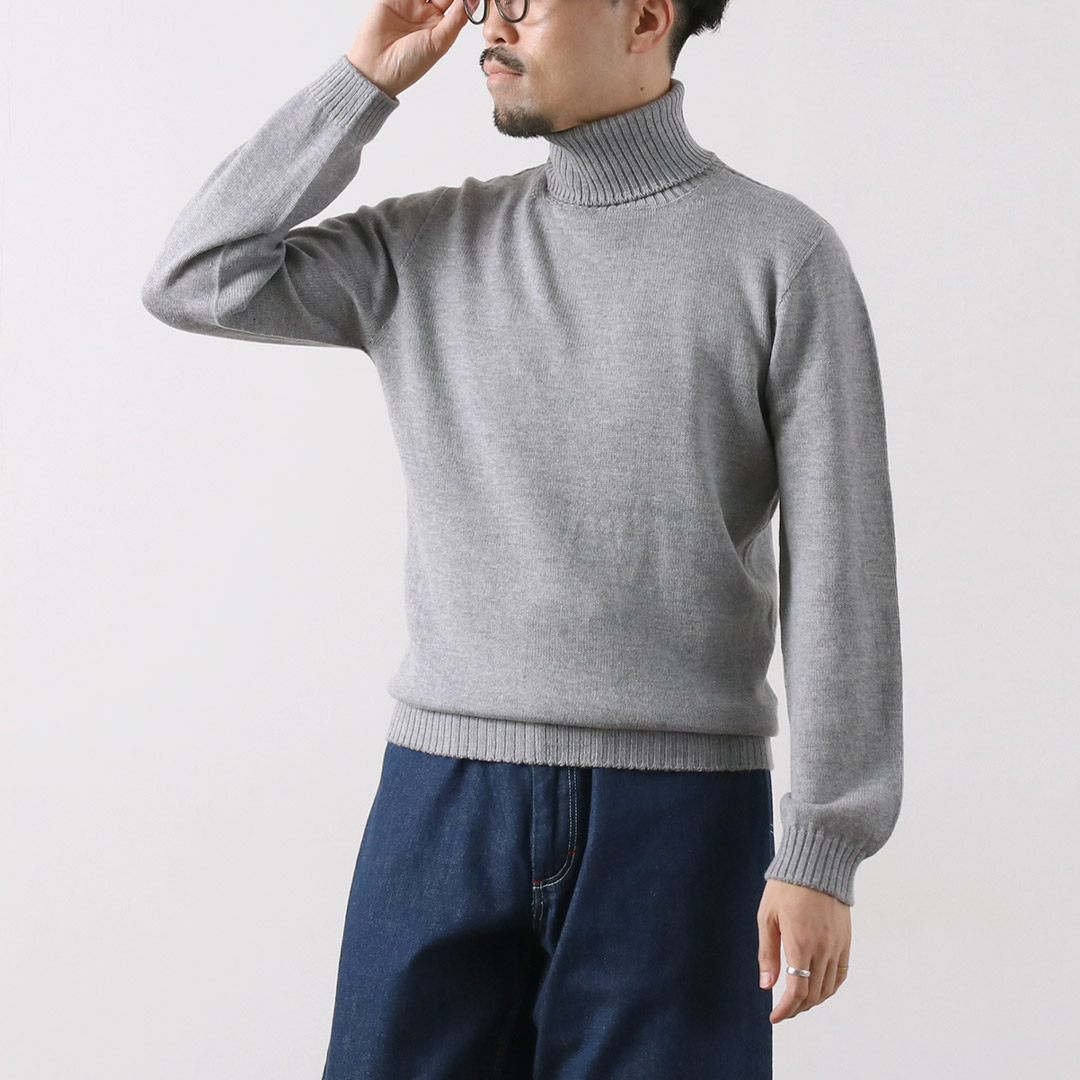 RINASCENTE（リナシェンテ） 7G イタリアンキャッシュウール タートルネックニット / セーター 長袖 日本製 | Rinascente | 02