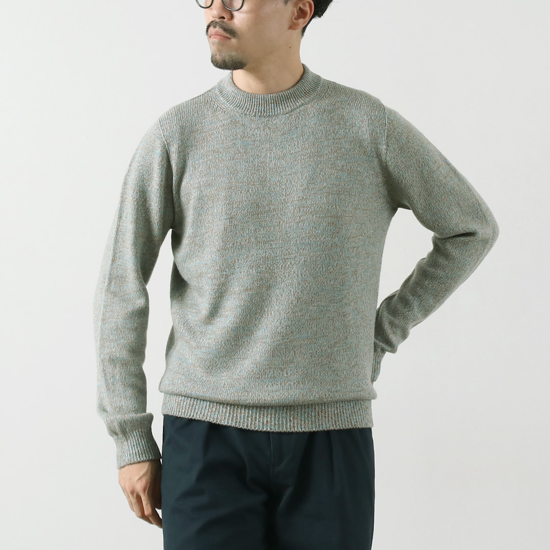 RINASCENTE（リナシェンテ） イタリアンキャッシュウールミックス モックネックニット / セーター 長袖 日本製 | Rinascente | 01