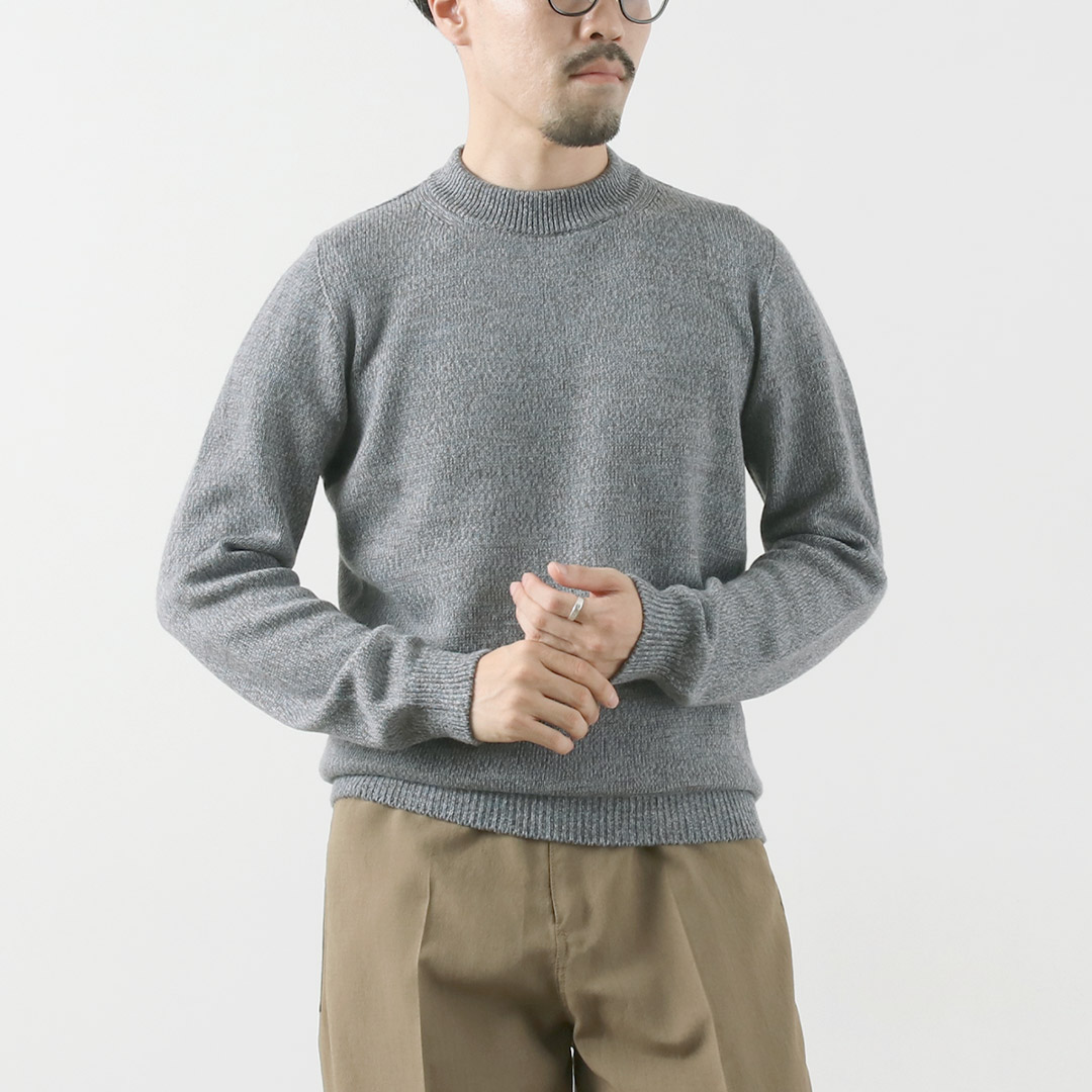 RINASCENTE（リナシェンテ） イタリアンキャッシュウールミックス モックネックニット / セーター 長袖 日本製 | Rinascente | 02