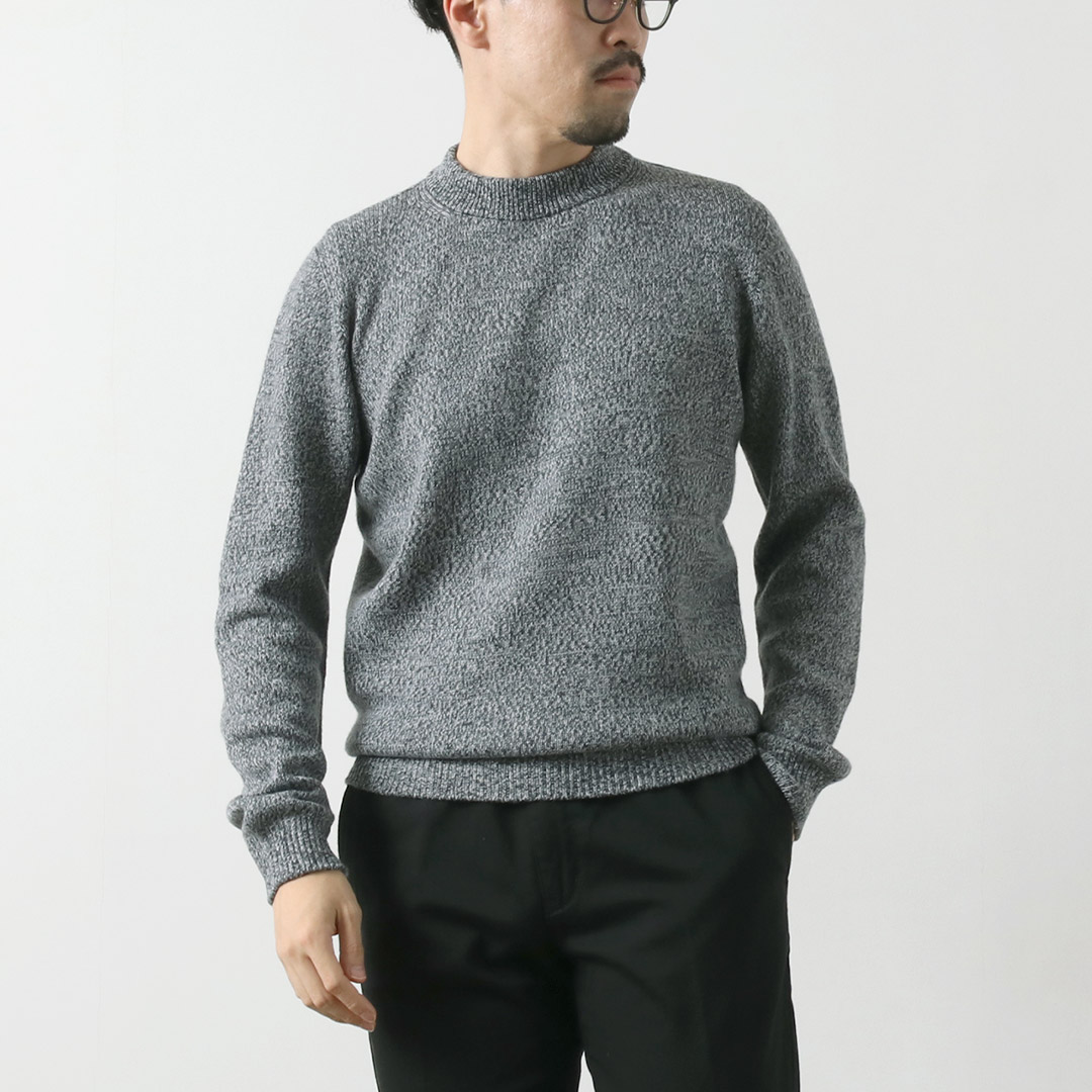 RINASCENTE（リナシェンテ） イタリアンキャッシュウールミックス モックネックニット / セーター 長袖 日本製 | Rinascente | 03