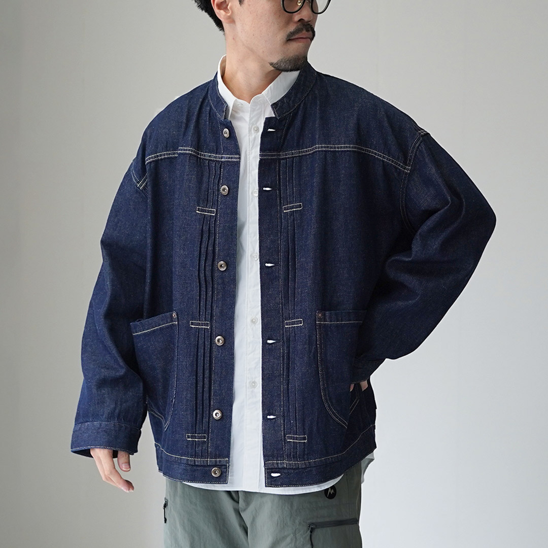 GOHEMP（ゴーヘンプ） 9oz 3タック Gジャン / デニムジャケット メンズ